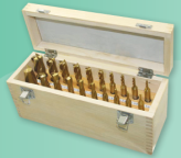 20 PIECE TIN COATED END MILL SET